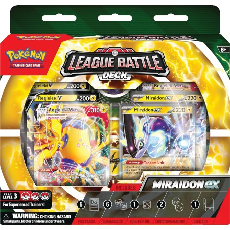 Pokémon TCG: Miraidon ex League Battle Deck kortų kaladė